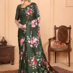 Crepe Digital Floral Printed Saree